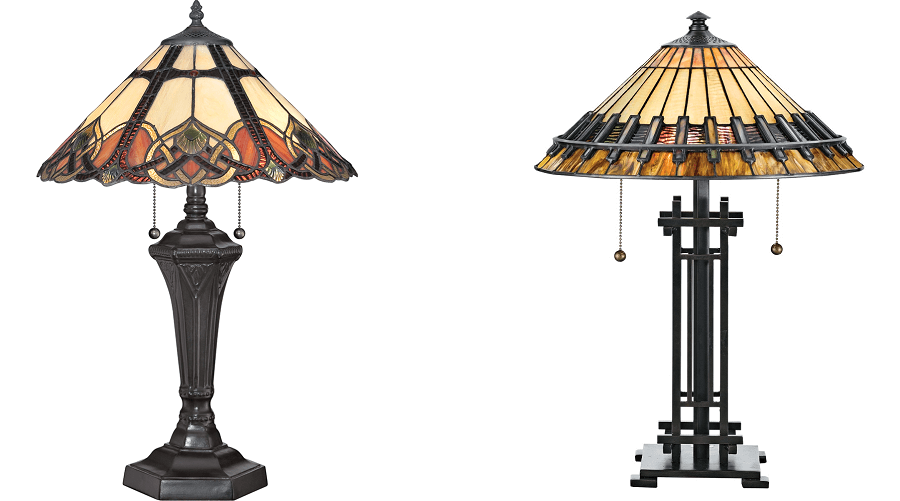 vitrážové lampy Tiffany